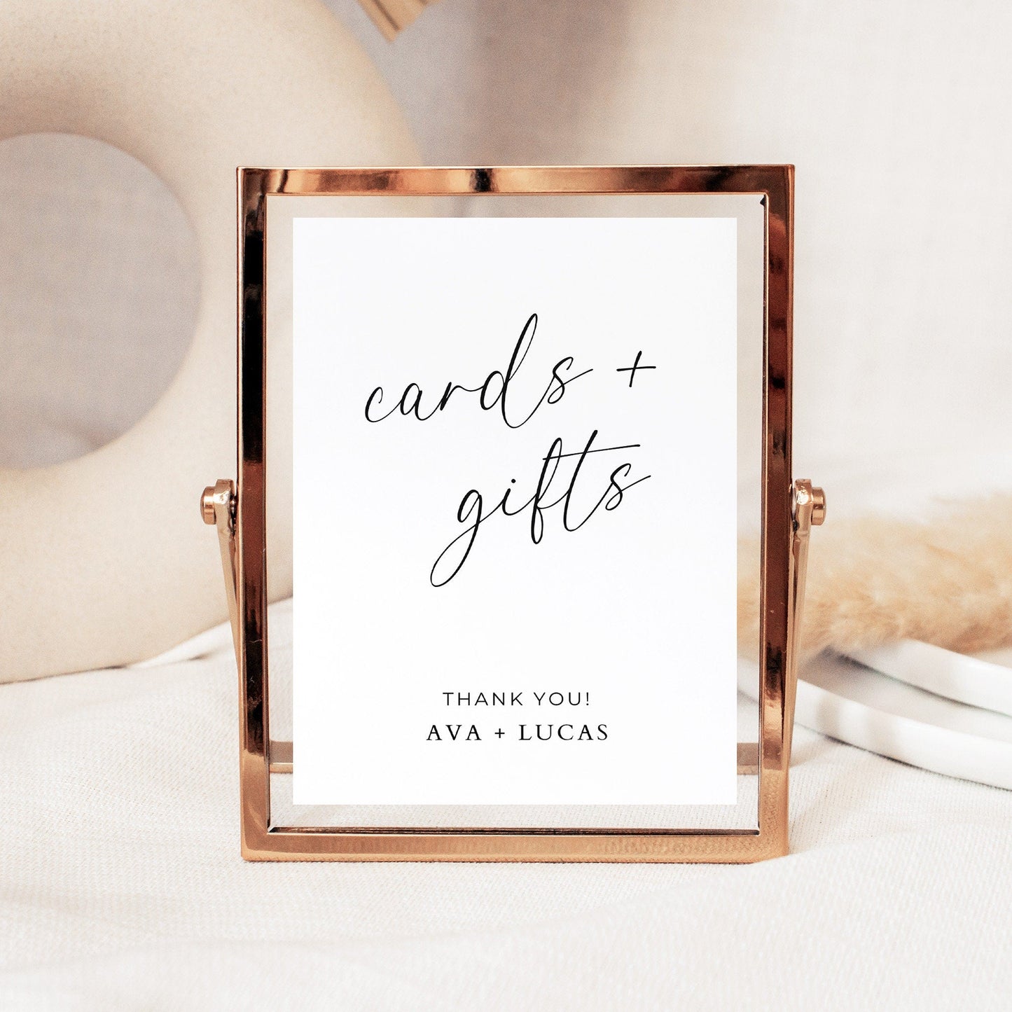 Wedding Cards and Gifts Sign Printable Template