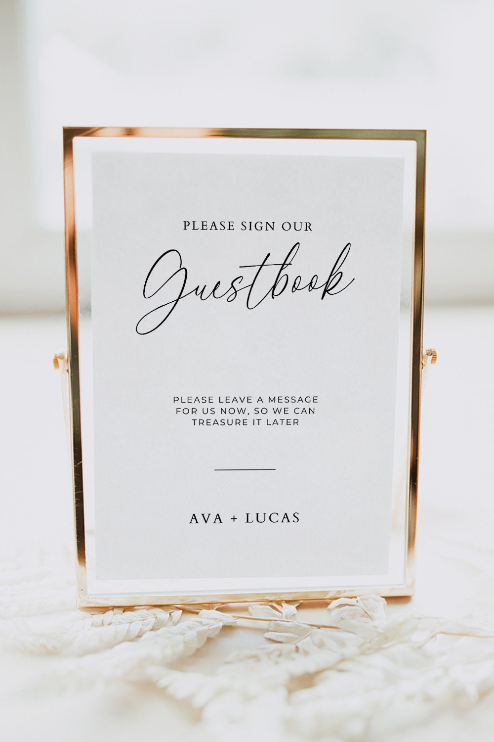 Sign Our Guestbook Sign for Wedding or Engagement Party